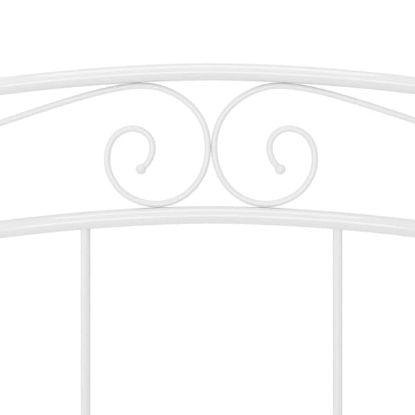 vidaXL sengestel 160x200 cm metal hvid