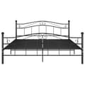 Miniatyrbillede 3 af 8: vidaXL sengestel 180x200 cm metal sort