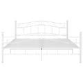 Miniatyrbillede 3 af 8: vidaXL sengestel 180x200 cm metal hvid