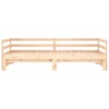 Miniatyrbillede 8 af 11: vidaXL daybed med udtræk 2x(80x200) cm massivt fyrretræ