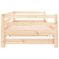 Miniatyrbillede 9 af 11: vidaXL daybed med udtræk 2x(80x200) cm massivt fyrretræ