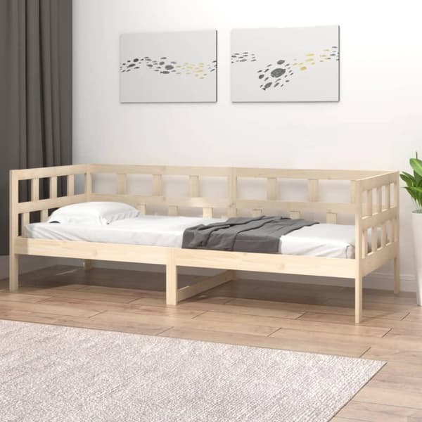vidaXL Sohvasänky täysi mänty 90x190 cm