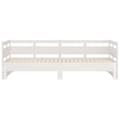 Miniatyrbillede 8 af 11: vidaXL daybed med udtræk 2x(90x200) cm massivt fyrretræ hvid