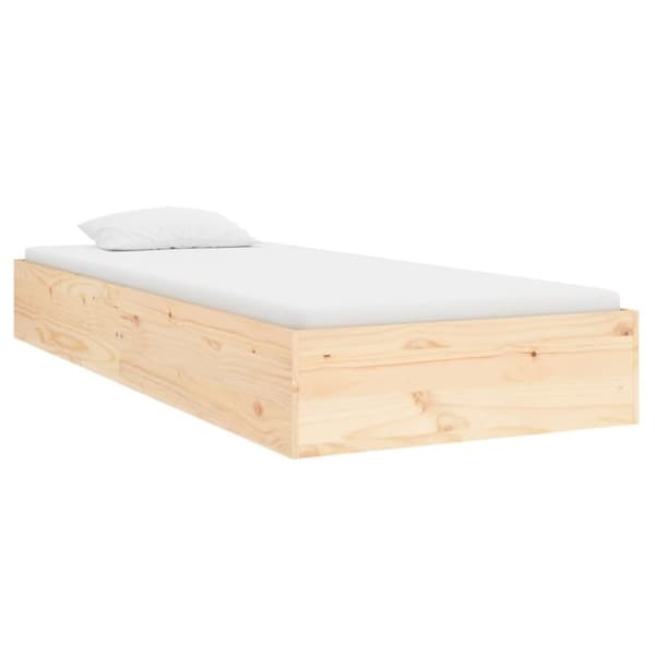 vidaXL sengeramme 90x190 cm massivt træ