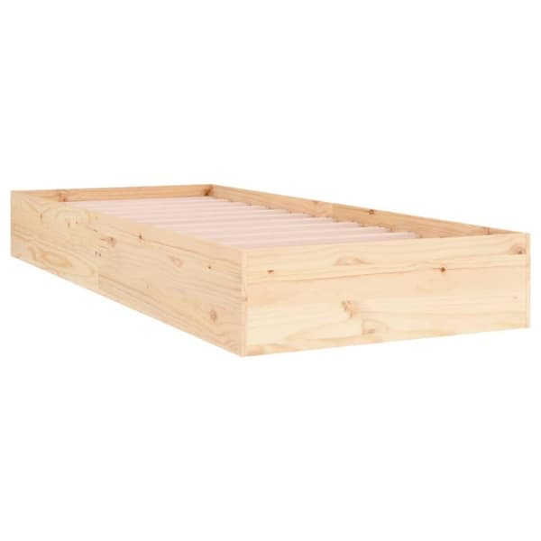 vidaXL sengeramme 90x190 cm massivt træ