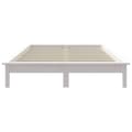Miniatyrbillede 6 af 10: vidaXL sengeramme 160x200 cm massivt fyrretræ hvid