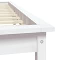 Miniatyrbillede 8 af 10: vidaXL sengeramme 160x200 cm massivt fyrretræ hvid