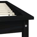 Miniatyrbillede 8 af 10: vidaXL sengeramme 160x200 cm massivt fyrretræ sort