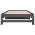 Pikkukuva 11 / 11: vidaXL Sohvasänky ulosvedettävä harmaa 2x (90x200) cm täysi mänty