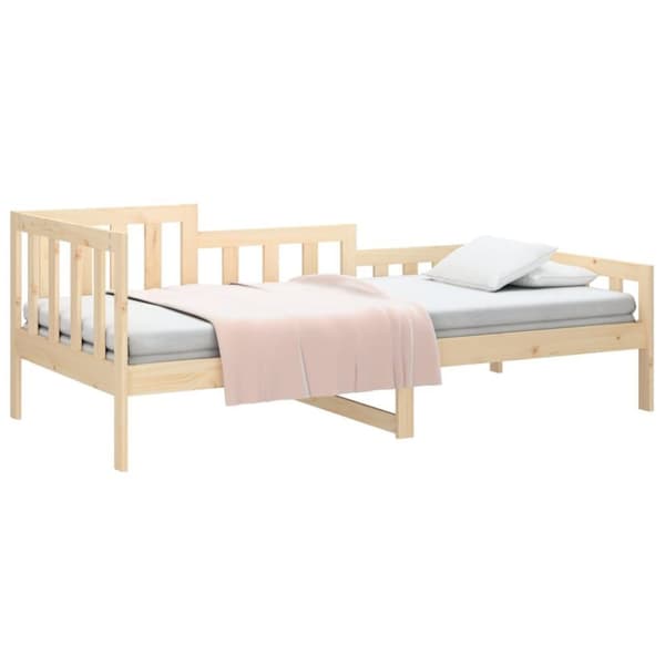 vidaXL Vuodesohva ilman patjaa 90x200 cm täysi mänty