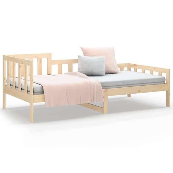 vidaXL Vuodesohva ilman patjaa 90x200 cm täysi mänty