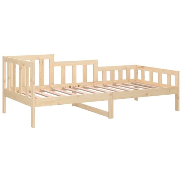 vidaXL Vuodesohva ilman patjaa 90x200 cm täysi mänty