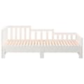 Miniatyrbillede 9 af 11: vidaXL daybed med udtræk 2x(90x200) cm massivt fyrretræ hvid