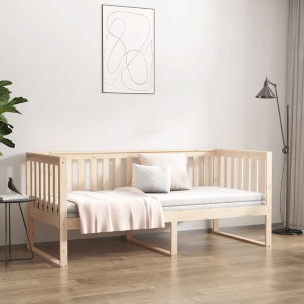 vidaXL Sohvasänky 90x200 cm täysi mänty