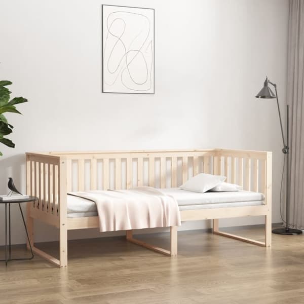 vidaXL Sohvasänky 90x200 cm täysi mänty