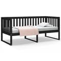 Miniatyrbillede 1 af 11: vidaXL daybed 90x190 cm massivt fyrretræ sort