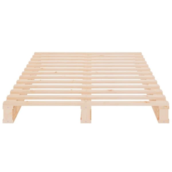 vidaXL palleseng 90x200 cm massivt fyrretræ