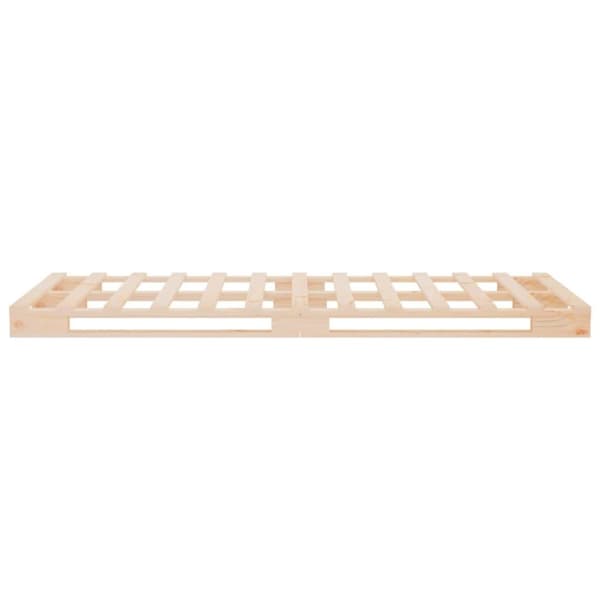 vidaXL palleseng 90x200 cm massivt fyrretræ