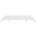 Miniatyrbillede 5 af 9: vidaXL palleseng 150x200 cm kingsize massivt fyrretræ hvid