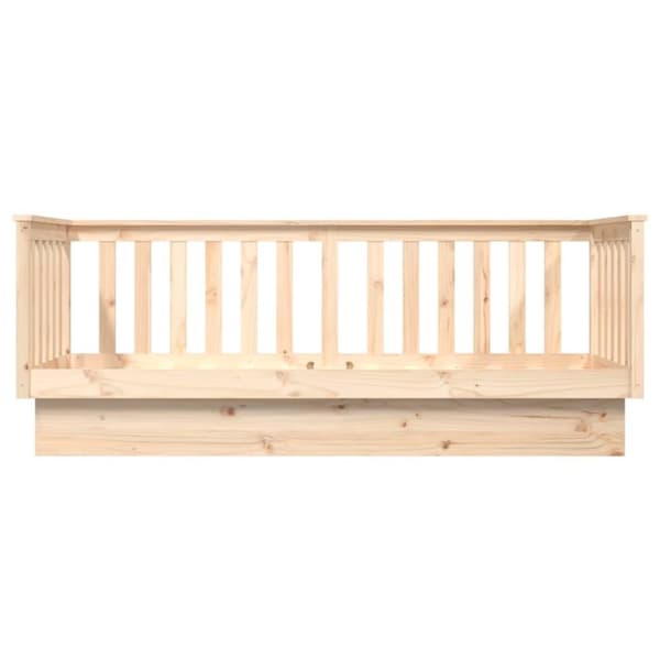 vidaXL Dagbädd utan madrass 75x190 cm massiv trä furu