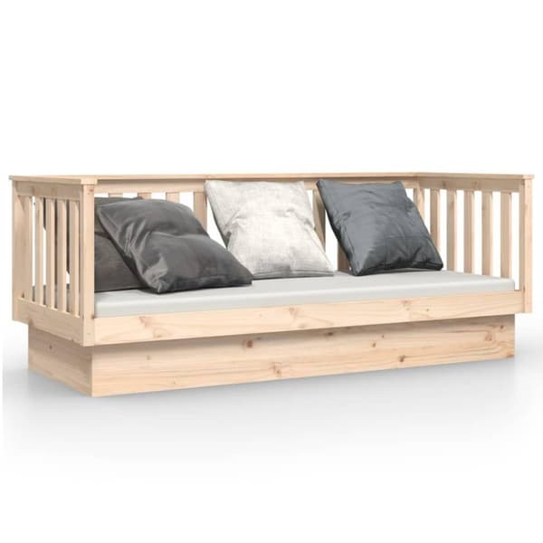 vidaXL Dagseng uten madrass 75x190 cm heltre furu