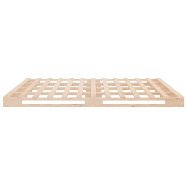 vidaXL palleseng 140x190 cm massivt fyrretræ