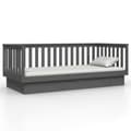 Miniatyrbillede 5 af 11: vidaXL daybed 90x200 cm massivt fyrretræ grå