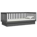 Miniatyrbillede 6 af 11: vidaXL daybed 90x200 cm massivt fyrretræ grå