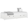 Miniatyrbillede 3 af 11: vidaXL daybed uden madras 90x200 cm massivt fyrretræ hvid