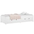 Miniatyrbillede 6 af 11: vidaXL daybed uden madras 90x200 cm massivt fyrretræ hvid