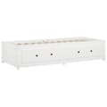 Miniatyrbillede 7 af 11: vidaXL daybed uden madras 90x200 cm massivt fyrretræ hvid