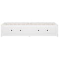 Miniatyrbillede 8 af 11: vidaXL daybed uden madras 90x200 cm massivt fyrretræ hvid