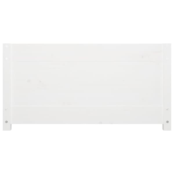 vidaXL daybed uden madras 90x200 cm massivt fyrretræ hvid