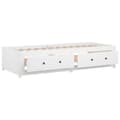 Miniatyrbillede 10 af 11: vidaXL daybed uden madras 90x200 cm massivt fyrretræ hvid
