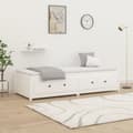 Miniatyrbillede 2 af 11: vidaXL daybed uden madras 90x200 cm massivt fyrretræ hvid