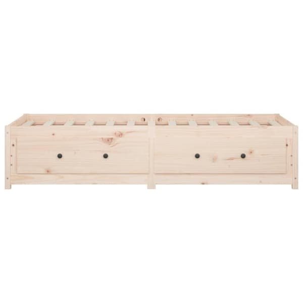 vidaXL Sohvasänky 75x190 cm Single täysi mänty