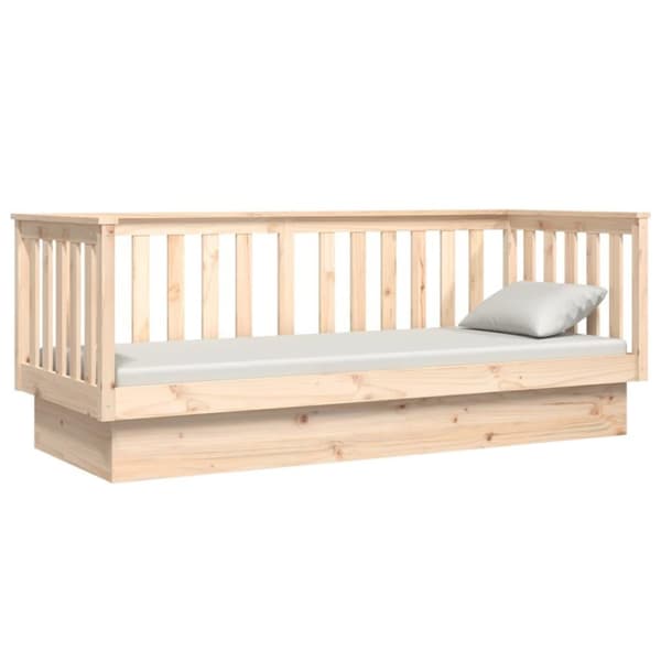 vidaXL Dagbädd utan madrass 90x190 cm massiv furu