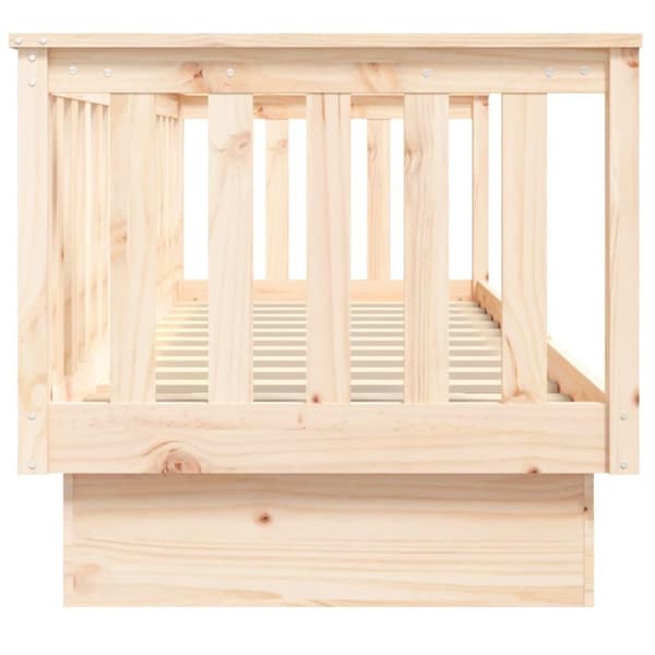 vidaXL Dagbädd utan madrass 90x190 cm massiv furu