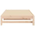 Miniatyrbillede 9 af 11: vidaXL daybed med udtræk 2x(90x200) cm massivt fyrretræ