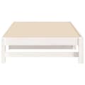 Miniatyrbillede 9 af 11: vidaXL daybed med udtræk 2x(75x190) cm massivt fyrretræ hvid