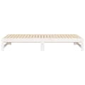 Miniatyrbillede 10 af 11: vidaXL daybed med udtræk 2x(75x190) cm massivt fyrretræ hvid