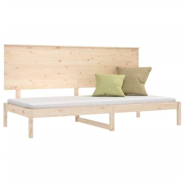 vidaXL Vuodesohva ilman patjaa 90x200 cm täysi mänty