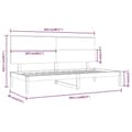 Pikkukuva 6 / 6: vidaXL Vuodesohva ilman patjaa 90x200 cm täysi mänty