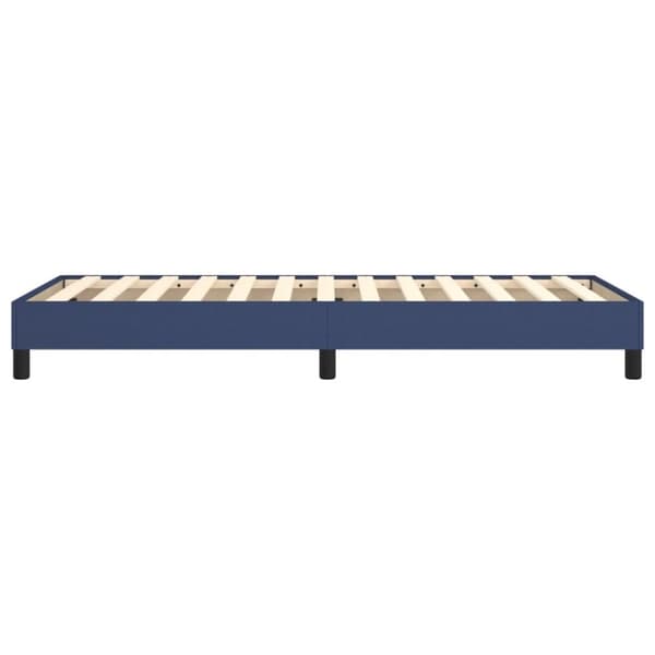 vidaXL sengeramme 80x200 cm stof blå