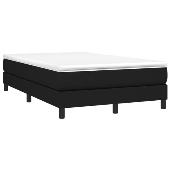 vidaXL sengeramme 120x200 cm stof sort