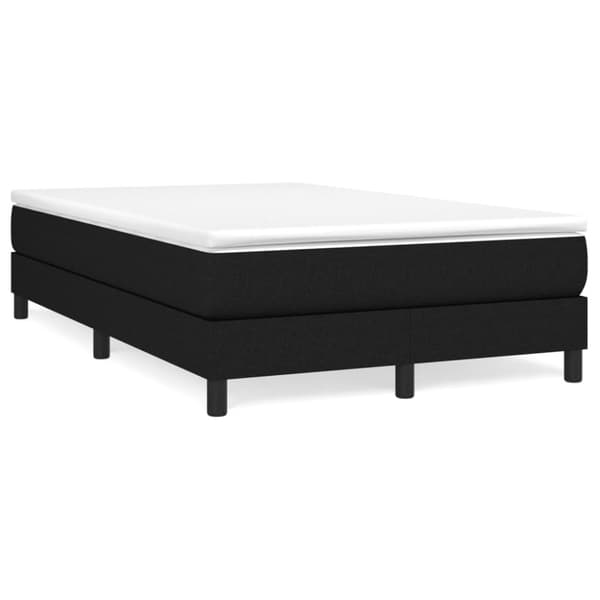 vidaXL sengeramme 120x200 cm stof sort