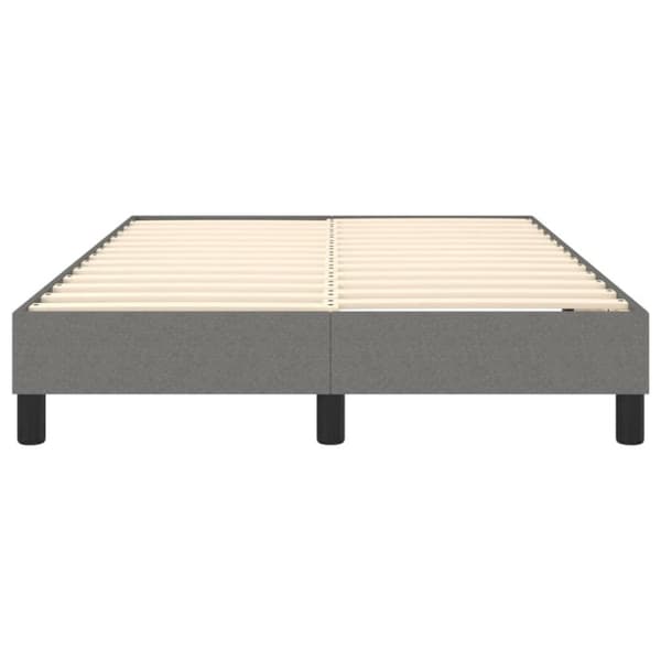 vidaXL sengeramme 120x200 cm stof mørkegrå
