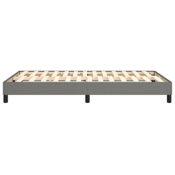 vidaXL sengeramme 120x200 cm stof mørkegrå