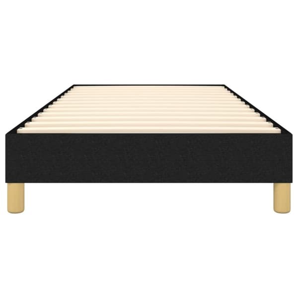 vidaXL sengeramme 90x200 cm stof sort