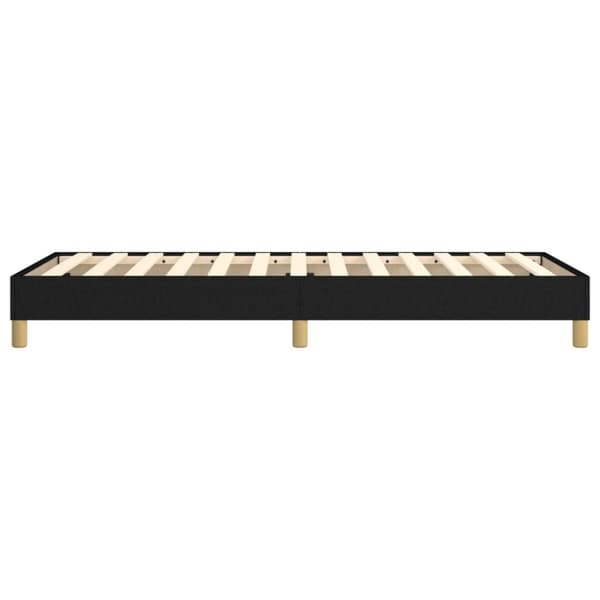 vidaXL sengeramme 90x200 cm stof sort